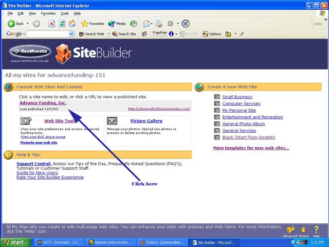 web site design note brokers